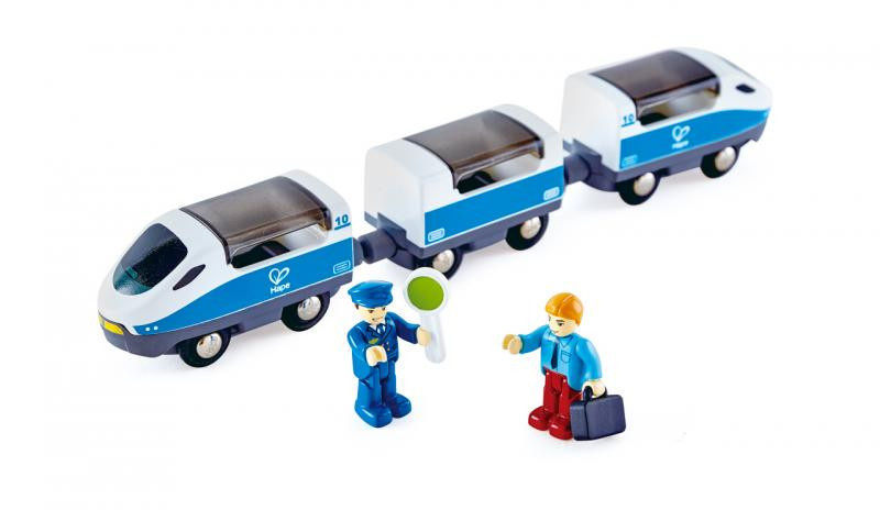 Vláčkodráha vláčky - Vlak Intercity s panáčky (Hape)