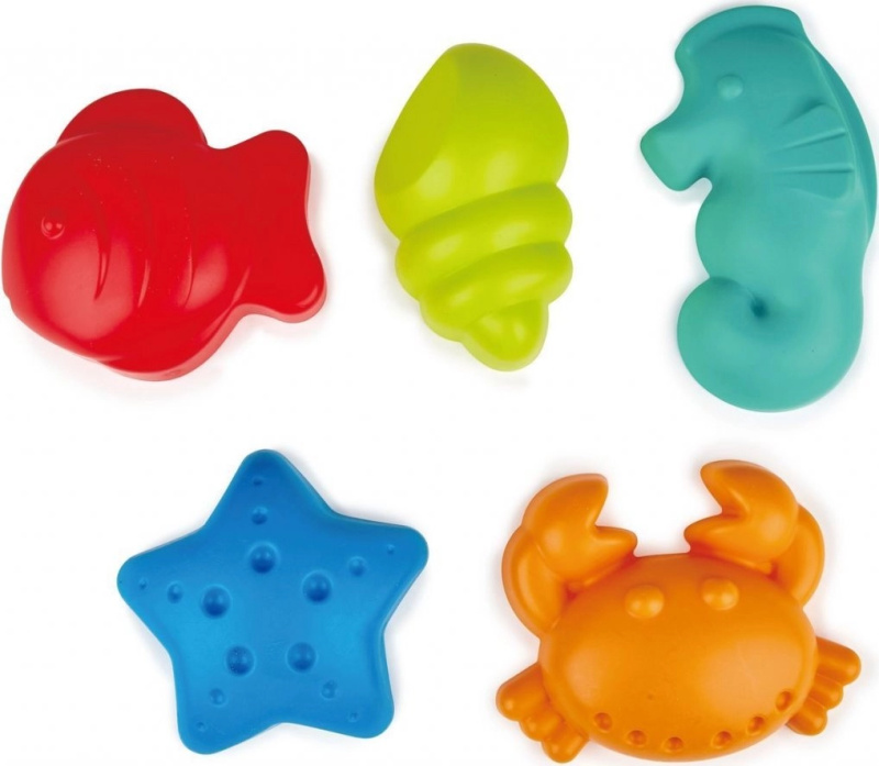Hape Hračky na písek - Bábovičky mořský život