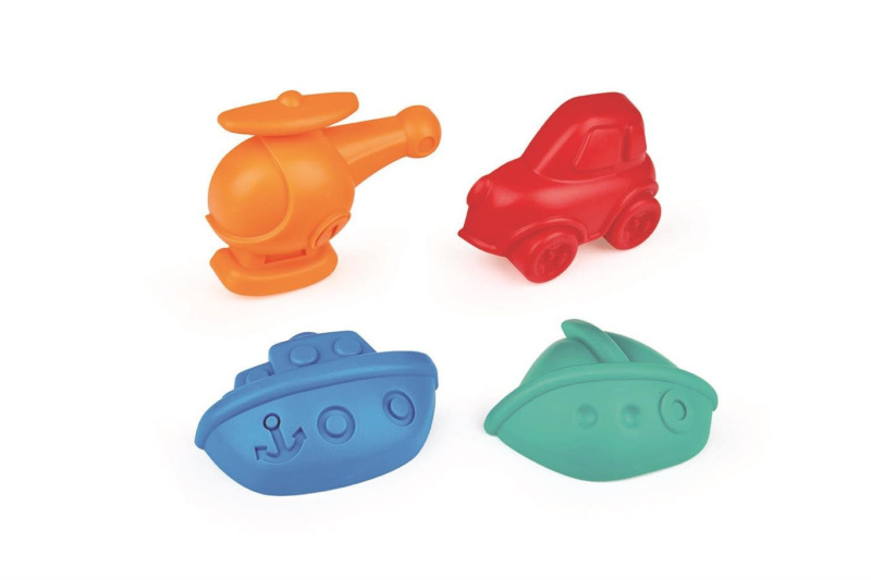 Hape Hračky na písek - Bábovičky dopravní prostředky