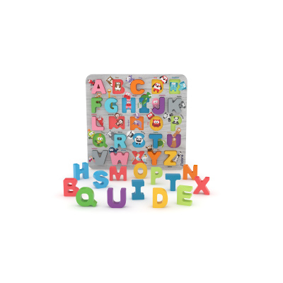 Dřevěná vkládačka abeceda J’adore