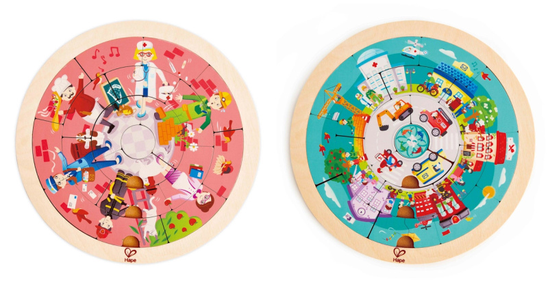 Hape Puzzle Povolání v kruhu