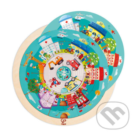 Hape Puzzle Povolání v kruhu