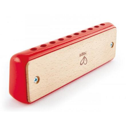 HAPE HARMONICA Foukací harmonika červená
