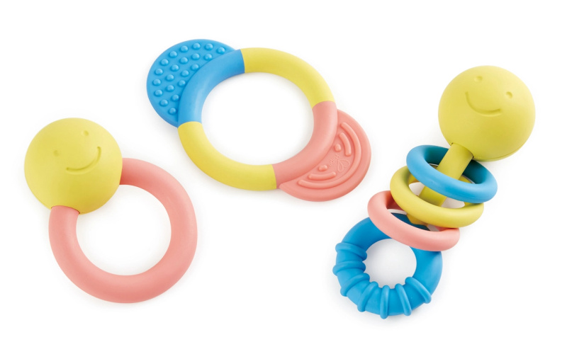 Hape Eco Baby Sada chrastítek a kousátek