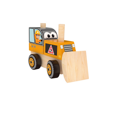 J'ADORE Skládací Dřevěný buldozer