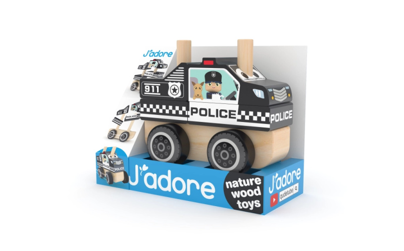 J'adore Skládací policejní auto