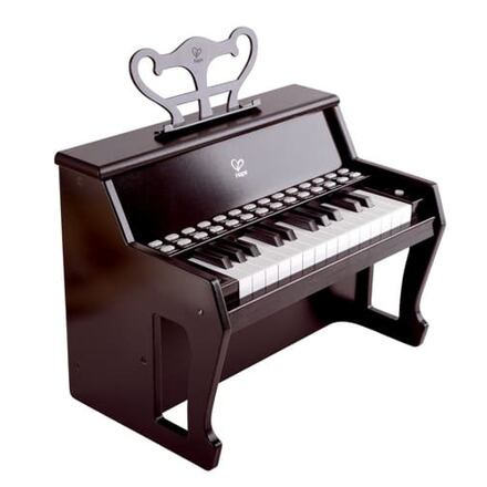 Klavír dětský - Piano černé, Uč se světly (Hape)