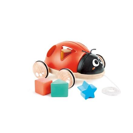Tahací hračka - Beruška s vhazovačkou (Hape)