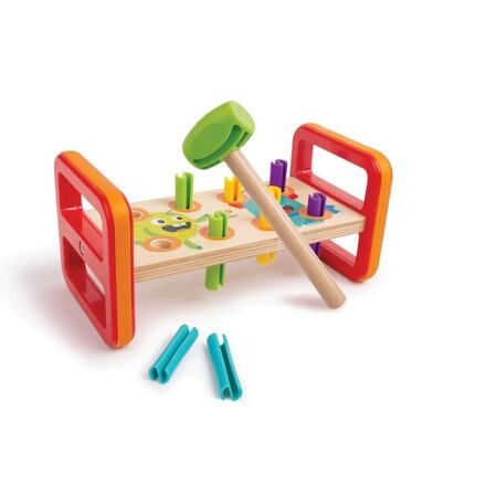 Zatloukačka - Příšerky, 8 kolíků (Hape)