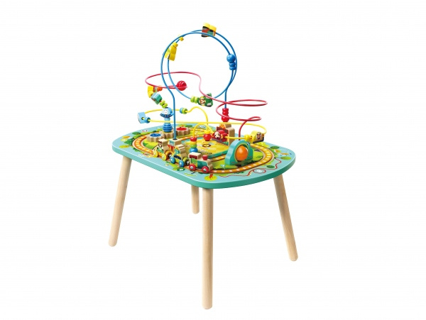HAPE - Interaktivní stoleček Twisting Railway Maze Table Hape