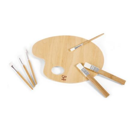 Malování - Výtvarná paleta a sada štětců (Hape)