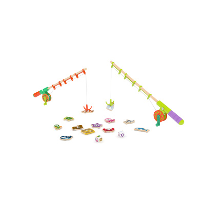 Dřevěná magnetická hra Rybaření