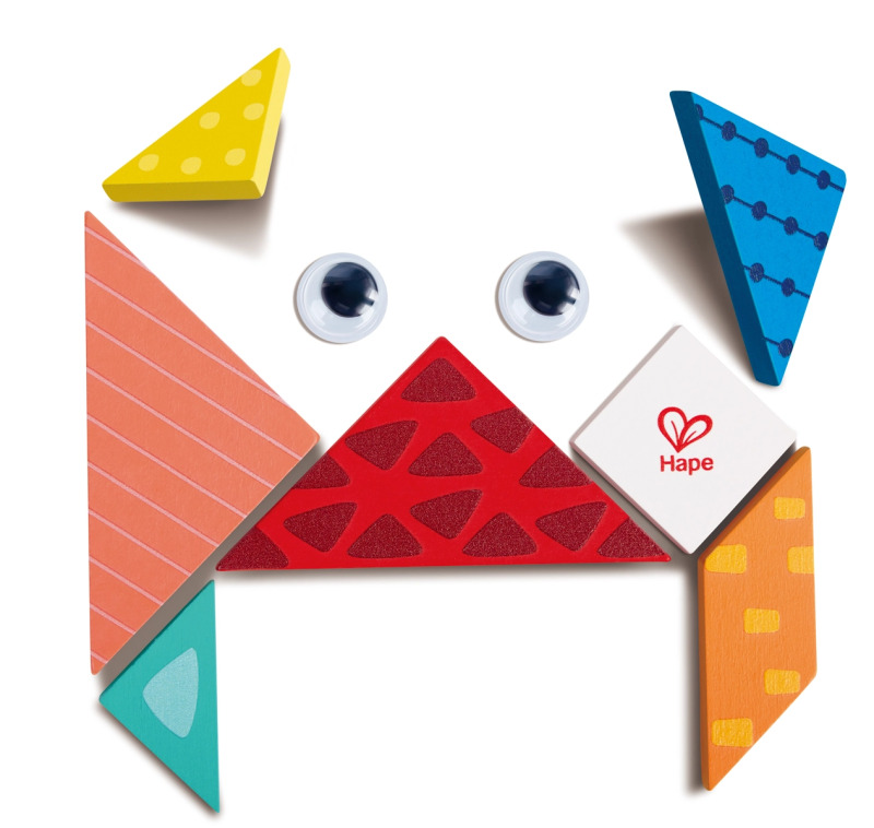 Tiny Tangram dřevěný hlavolam