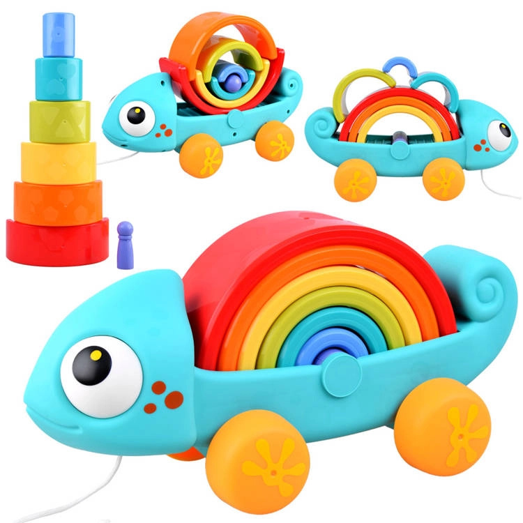 Hola Duhový chameleon montessori hračka