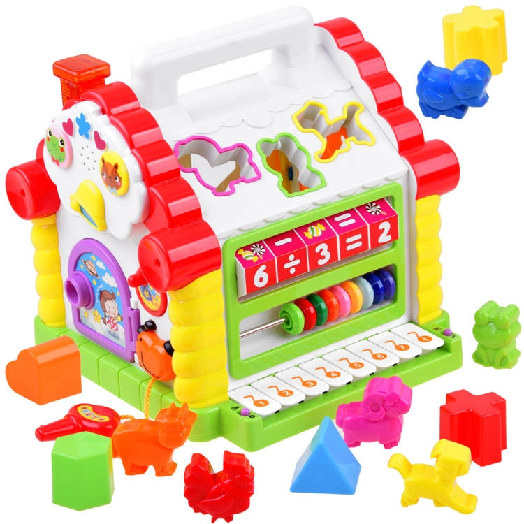 Huile Toys multifunkční vládačka pro nejmenší se zvuky Domeček