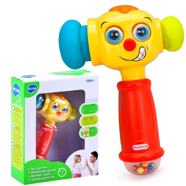 Huile Toys Veselé interaktivní kladívko se zvukem a světlem