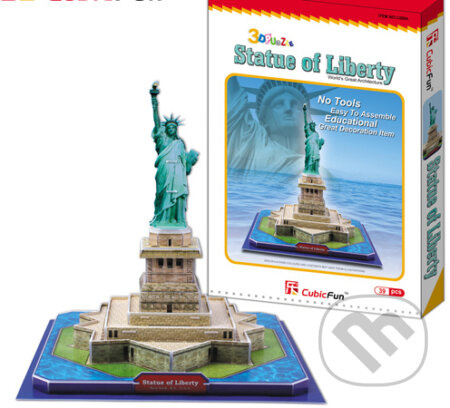CubicFun 3D puzzle Socha Svobody New York 39 ks