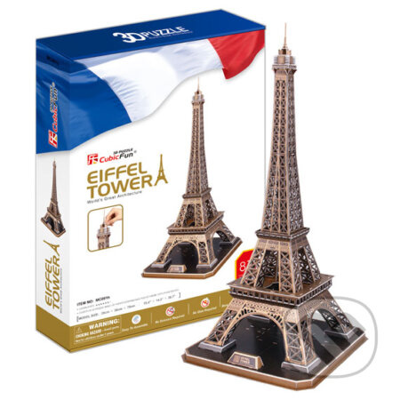Eiffelova veža - puzzle z kategorie 3D puzzle