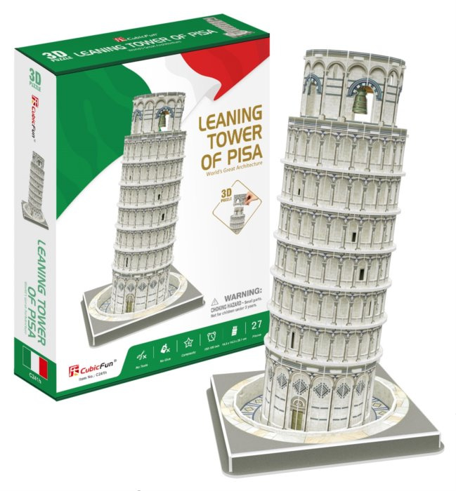 CubicFun 3D puzzle Šikmá věž v Pise 27 ks
