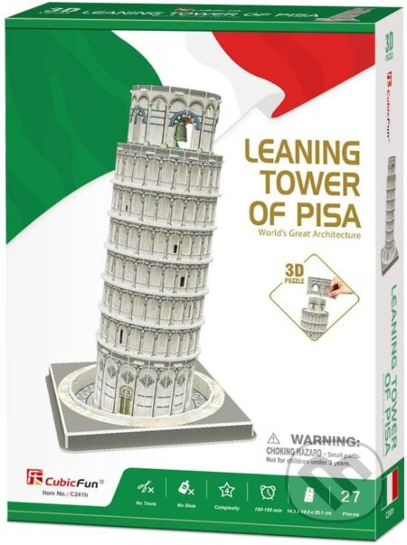 CubicFun 3D puzzle Šikmá věž v Pise 27 ks