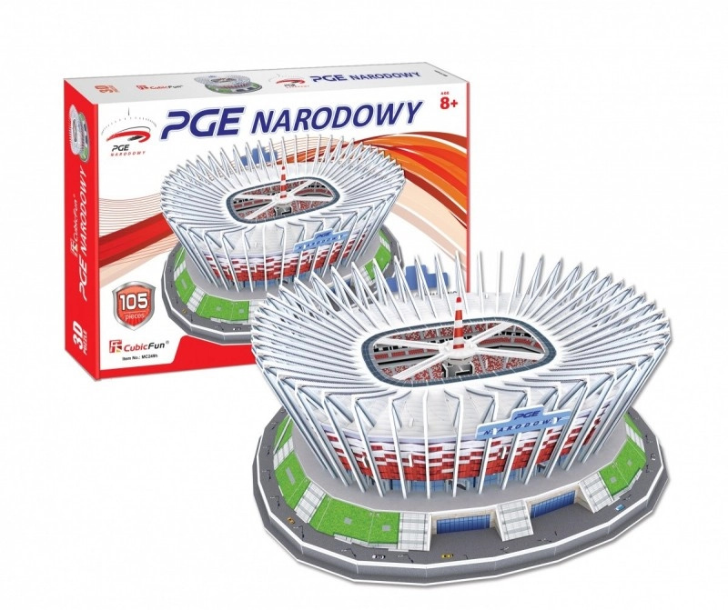 CubicFun 3D puzzle Národní stadion ve Varšavě 105 ks