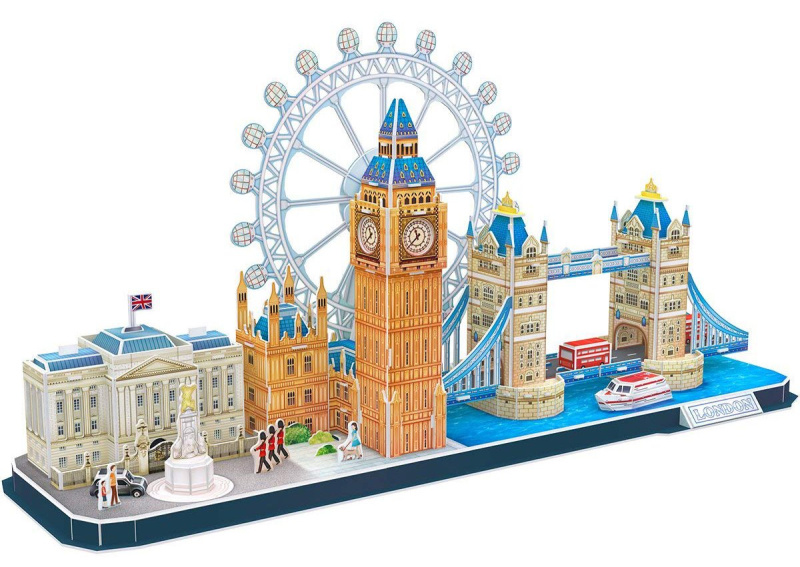 CubicFun 3D puzzle CityLine panorama: Londýn 107 ks