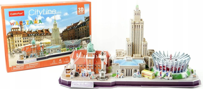 Puzzle 3D Cityline Varšava