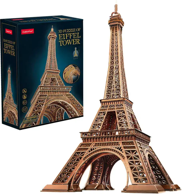 Puzzle 3D 314 dílků Eiffelova věž