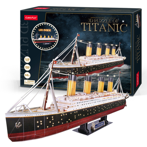 Puzzle 3D LED Titanic