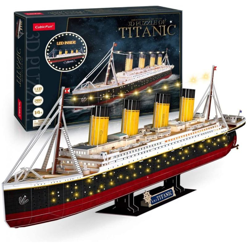 Puzzle 3D LED Titanic