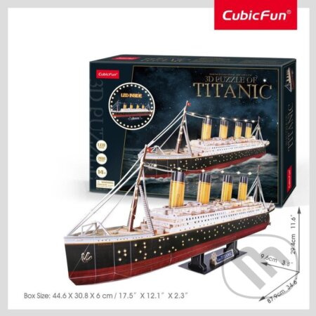 Puzzle 3D LED Titanic
