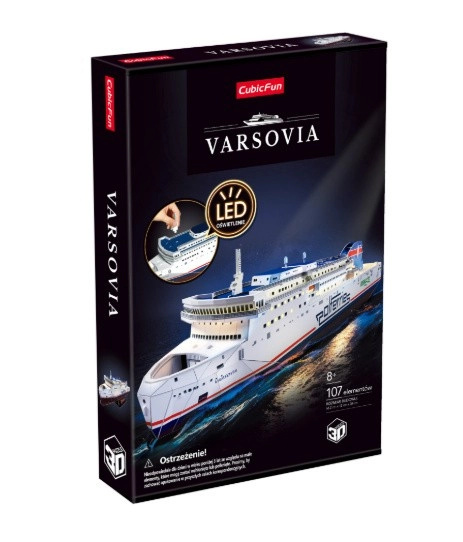 3D puzzle Cubic Fun prom Varsovia - 1 kus