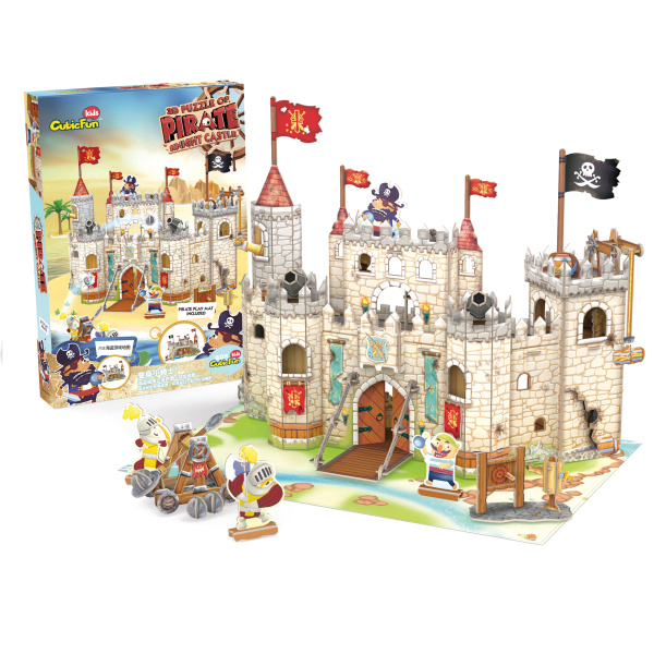 CubicFun 3D puzzle Pirátský hrad 183 ks