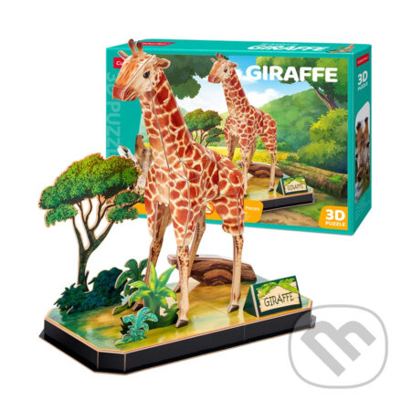 Žirafa (Puzzle 3D Zvířecí kamarádi) - puzzle z kategorie Naučné knihy