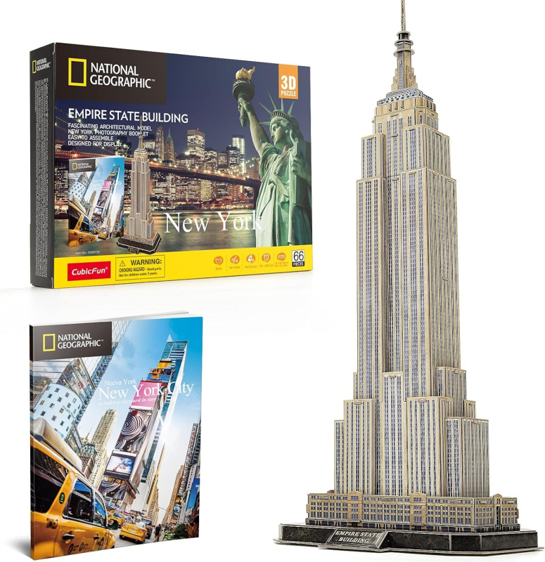 CubicFun 3D puzzle National Geographic Empire State Building 66 ks