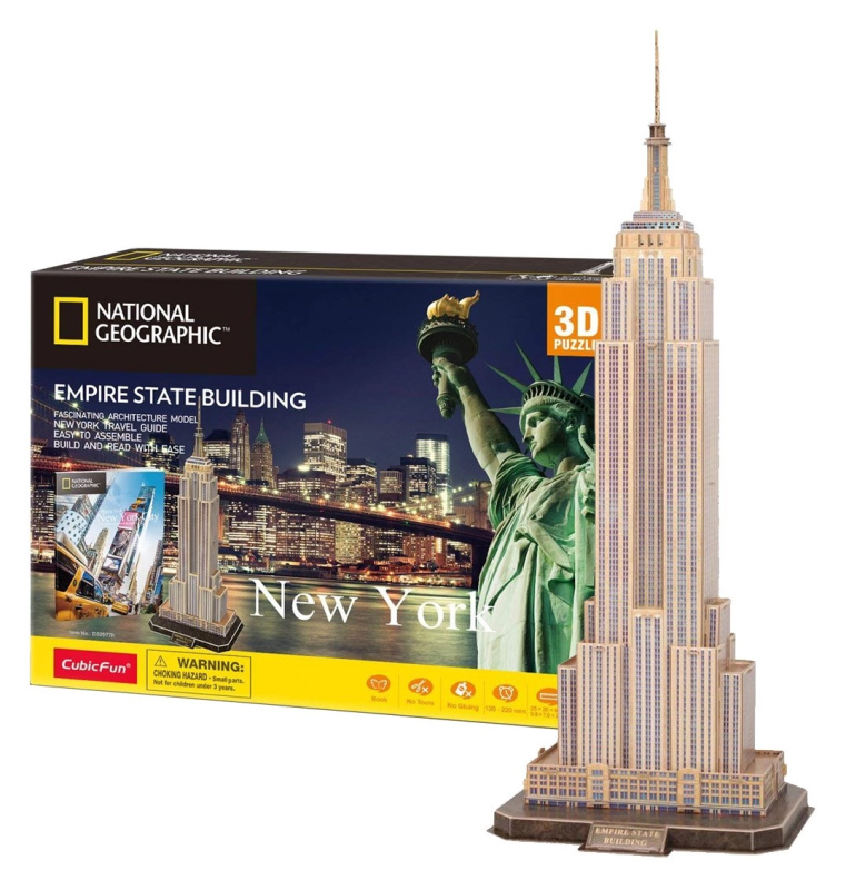CubicFun 3D puzzle National Geographic Empire State Building 66 ks