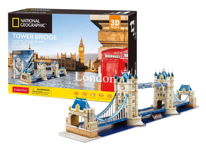 CubicFun 3D puzzle National Geographic: Tower Bridge 120 ks