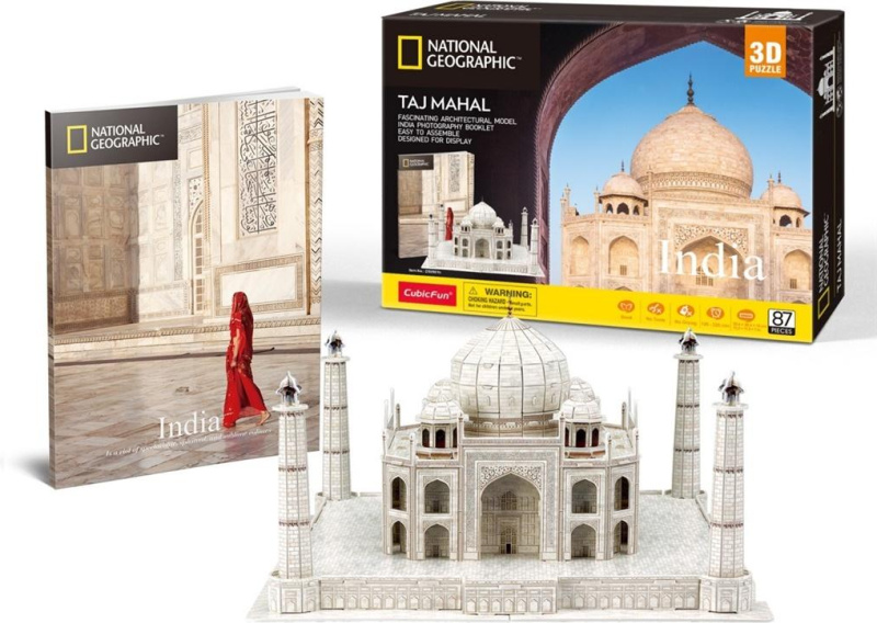 CubicFun 3D puzzle National Geographic: Taj Mahal 87 ks