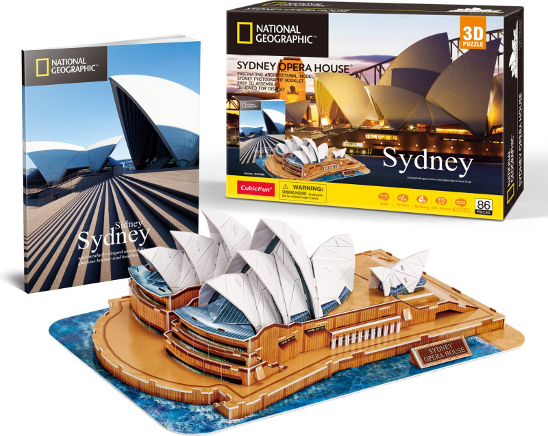 3D puzzle National Geographic Sydney 86 dílků