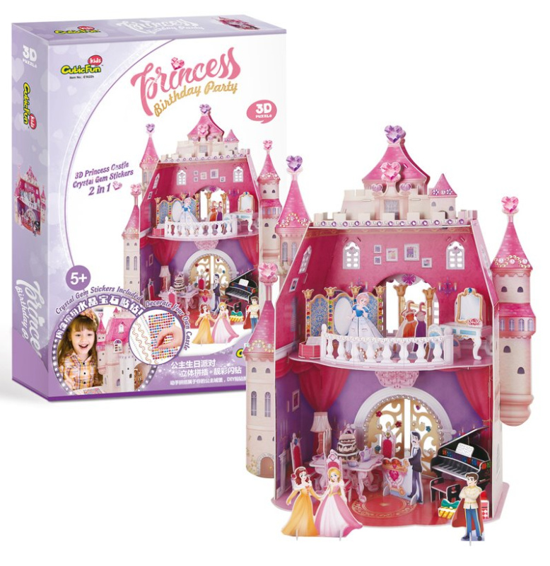 3D puzzle princezniny narozeniny