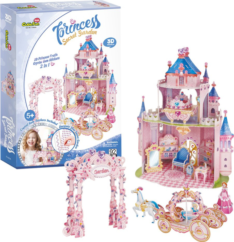 Puzzle 3D Princezna Tajná Zahrada