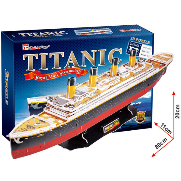 CubicFun 3D puzzle Titanic velký 113 ks