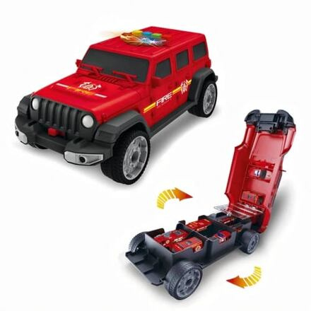 Bavytoy Hasičský jeep s autíčky