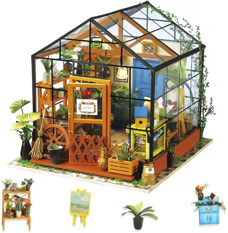Robotime miniatura domečku Skleník