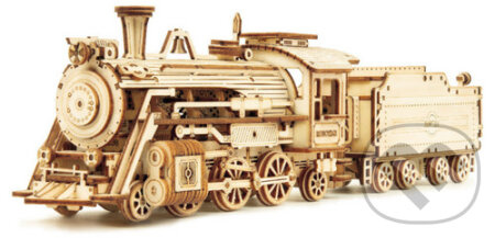 Robotime 3D dřevěné puzzle Parní lokomotiva Prime Steam Express 1:80 308 ks