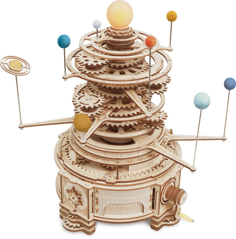 ROBOTIME Rokr 3D dřevěné puzzle Sluneční soustava 316 ks