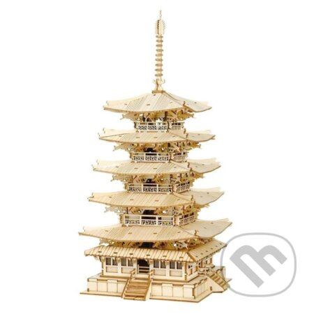 Robotime Rolife 3D Dřevěná Pagoda TGN02 275 ks