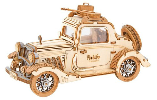 Robotime Rolife 3D Dřevěné Auto veterán TG504 164ks