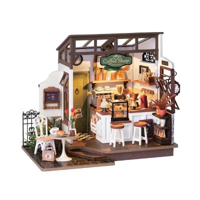 RoboTime 3D Dřevěné puzzle Kavárna č. 17