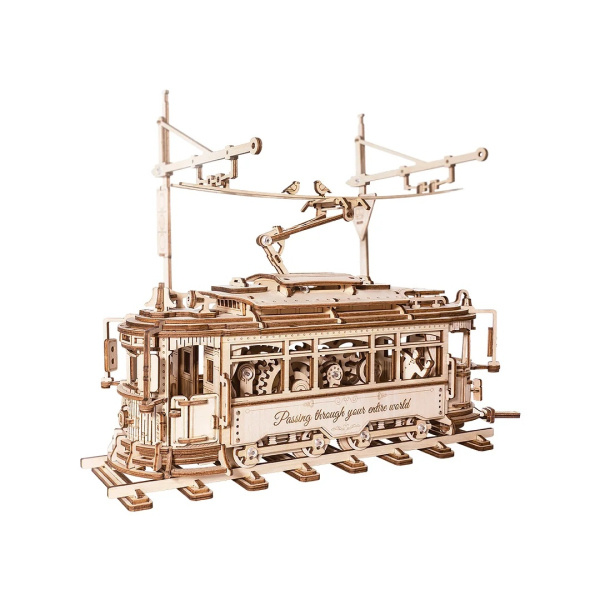 Robotime Rokr 3D dřevěné puzzle Lisabonská tramvaj č.28, 374 ks